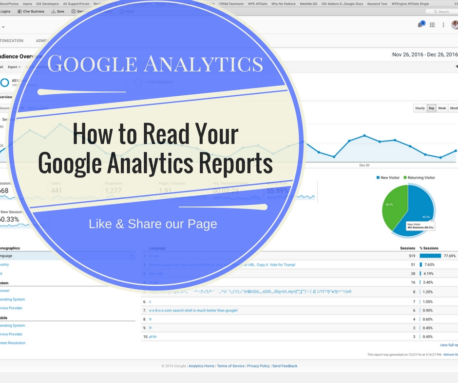 How to read your Google Analytics reports
