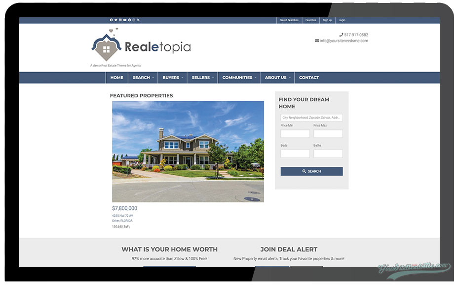 Move in Ready Equity Real Estate Website Theme