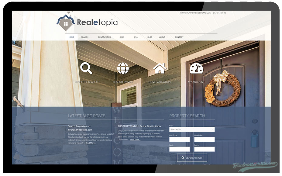 Picture Perfect Equity Real Estate Website Theme
