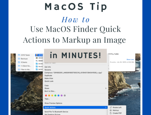 How to Use MacOS Finder Quick Actions to Markup an Image in Minutes with VIDEO & Screenshots