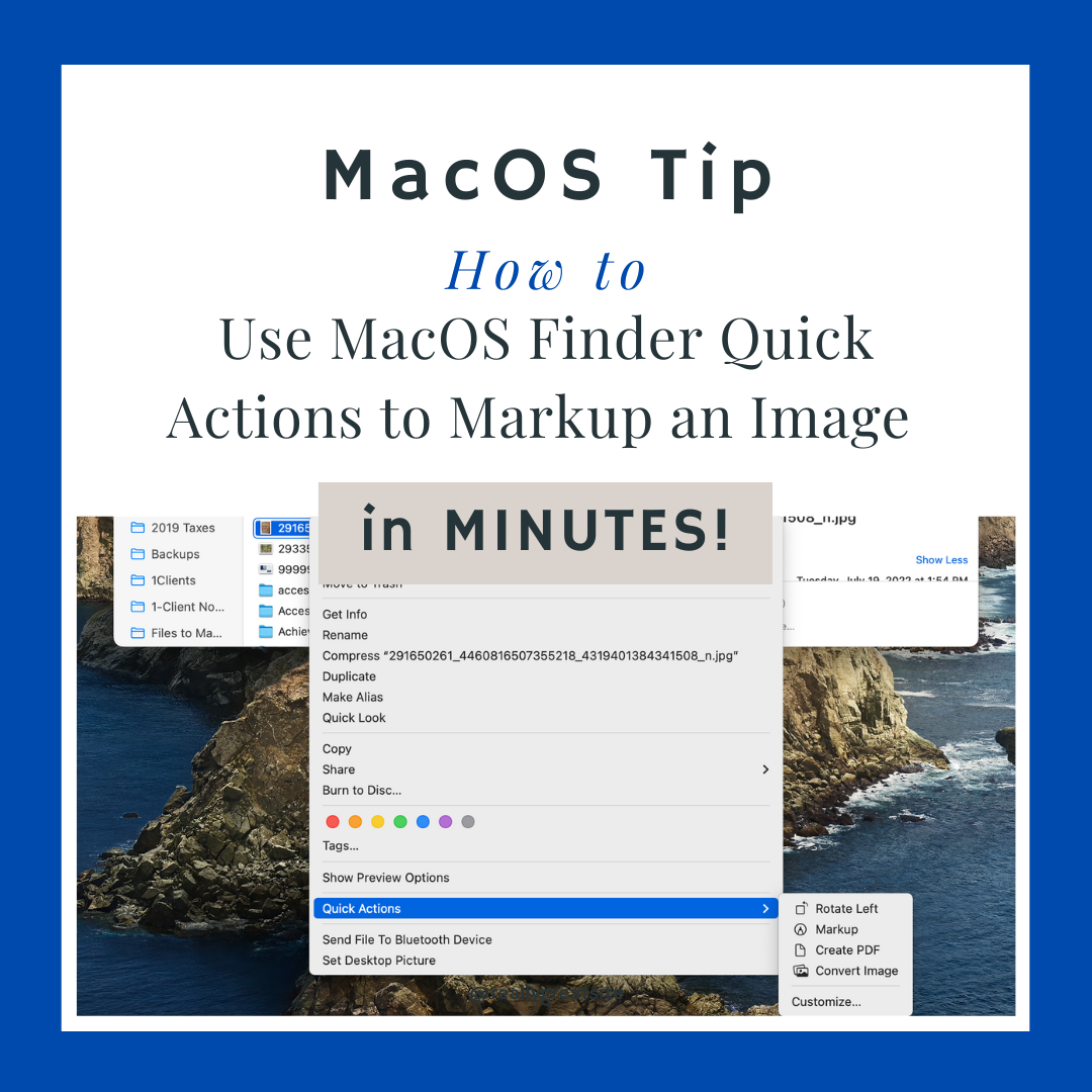 How to Use MacOS Finder Quick Actions to Markup an Image in Minutes