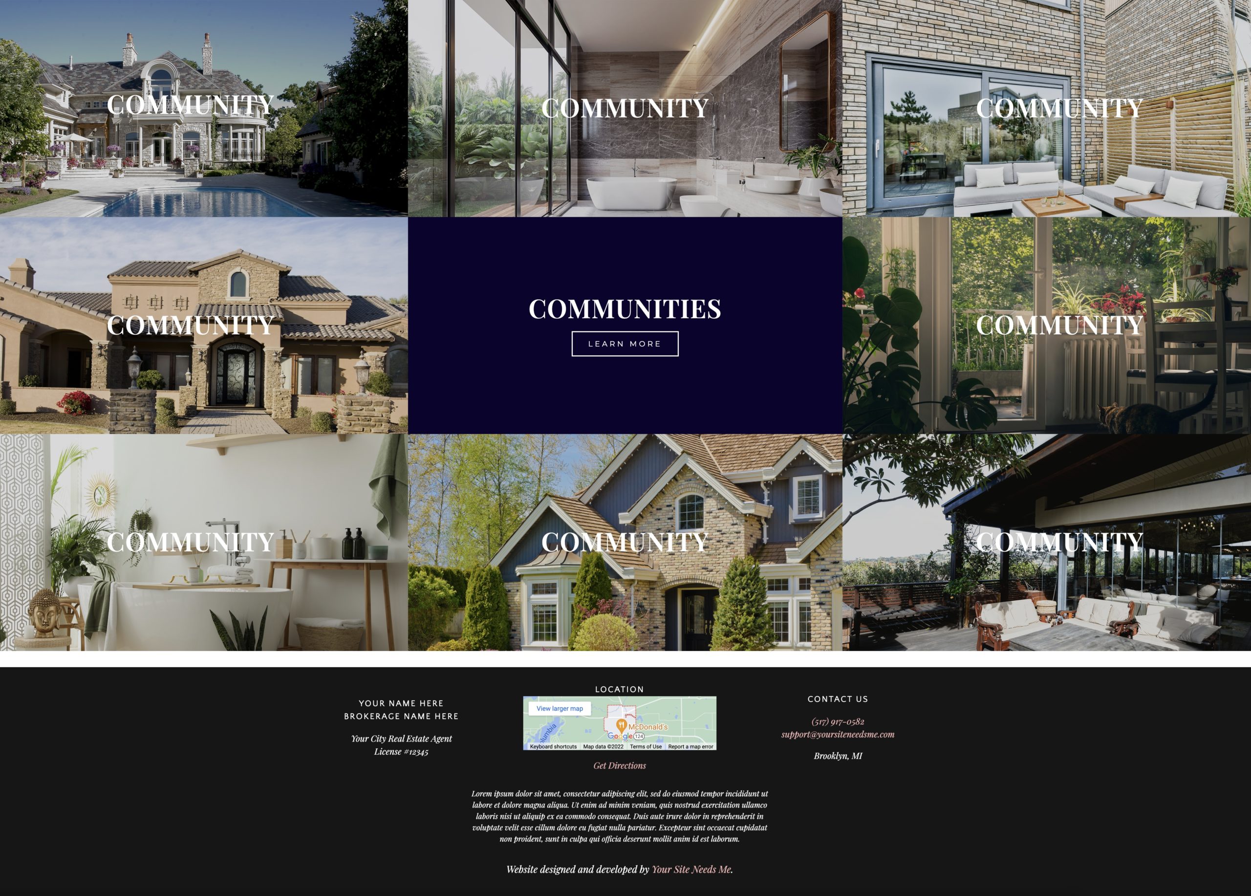 Refurbish Real Estate Website by YourSiteNeedsMe