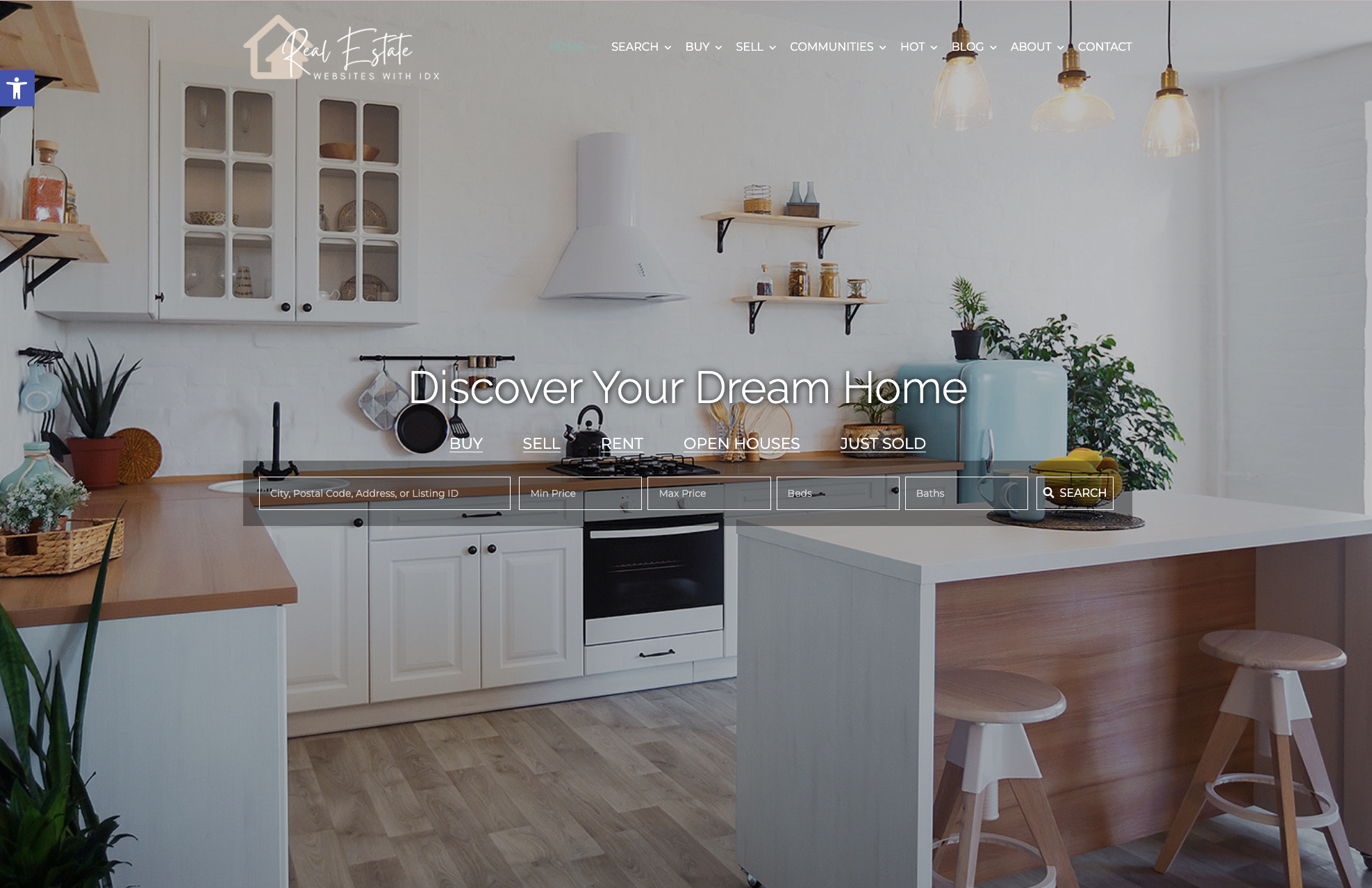 Worrdpress Real Estate Websites with IDX Home 4