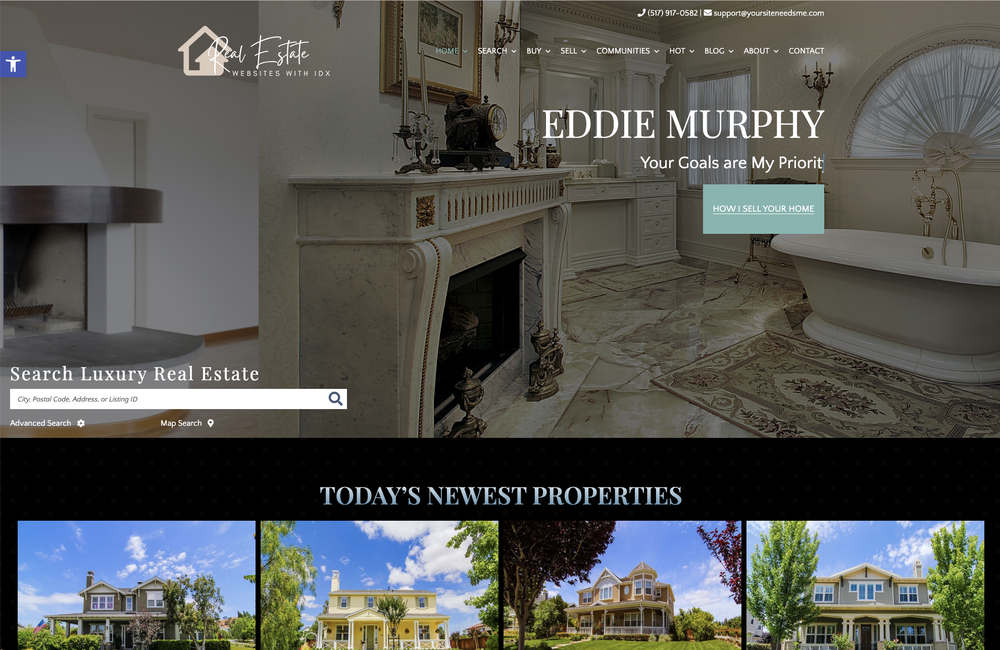 Worrdpress Real Estate Websites with IDX Home 2