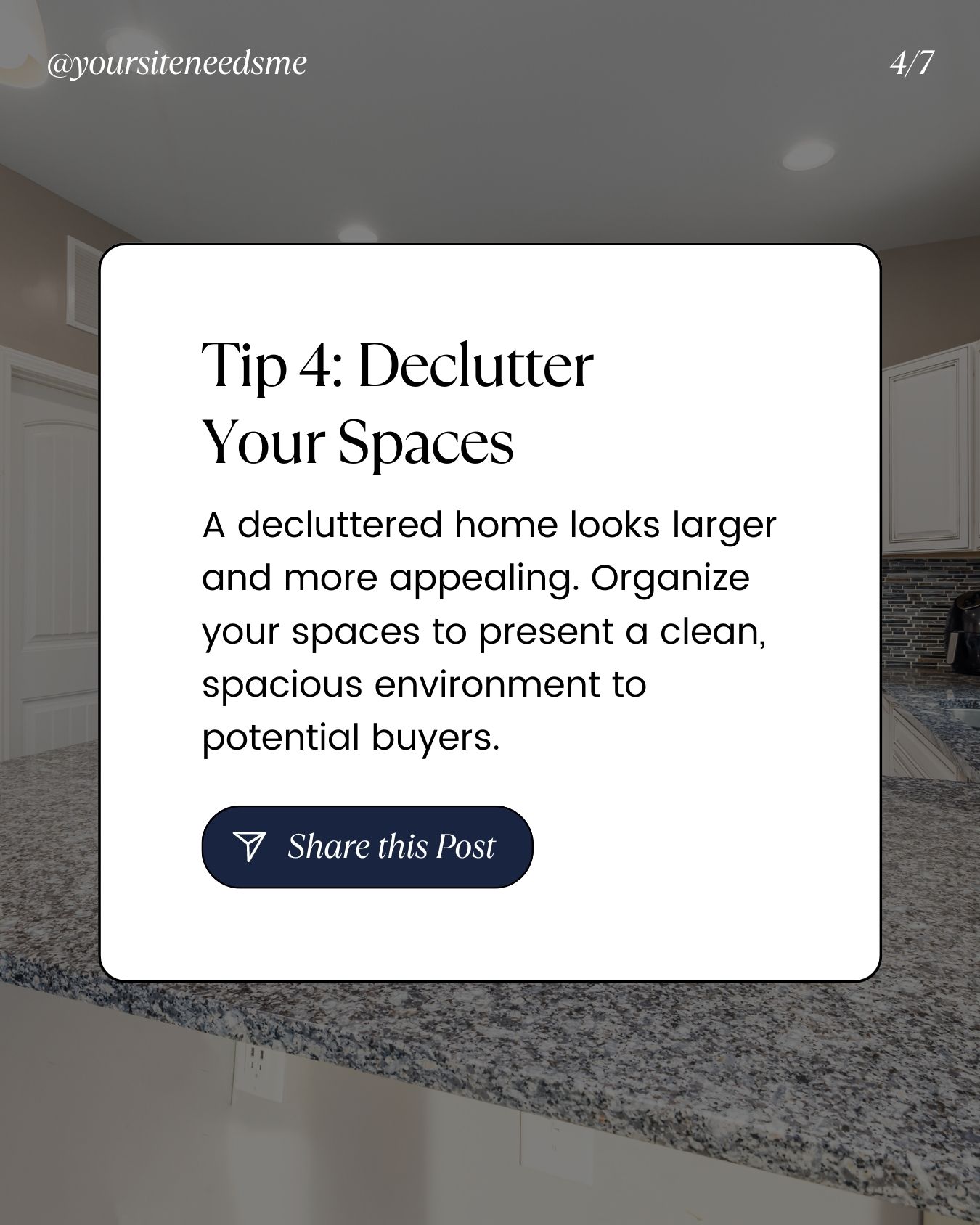 Tips to Sell Your Home 4 Declutter Your Spaces